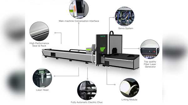 Application de la machine de découpe laser à tube dans l'industrie de la transformation des métaux
